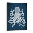 Octopus 9, Blanco - Fab Funky | Cuadro decorativo de Canvas Lab