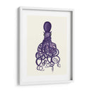 Pulpo, Torcido Púrpura - Fab Funky | Cuadro decorativo de Canvas Lab