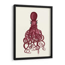 Pulpo, Rojo Torcido - Fab Funky | Cuadro decorativo de Canvas Lab