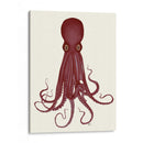 Octopus 8, Rojo - Fab Funky | Cuadro decorativo de Canvas Lab