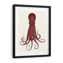 Octopus 8, Rojo - Fab Funky | Cuadro decorativo de Canvas Lab