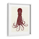 Octopus 8, Rojo - Fab Funky | Cuadro decorativo de Canvas Lab