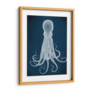 Octopus 8, Blanco En Azul - Fab Funky | Cuadro decorativo de Canvas Lab