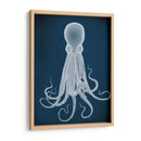 Octopus 8, Blanco En Azul - Fab Funky | Cuadro decorativo de Canvas Lab