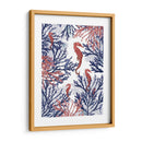 Coral Y Caballito De Mar, Rosa Y Azul. - Fab Funky | Cuadro decorativo de Canvas Lab