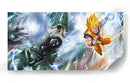 Cell vs Super Saiyan | Cuadro decorativo de Canvas Lab