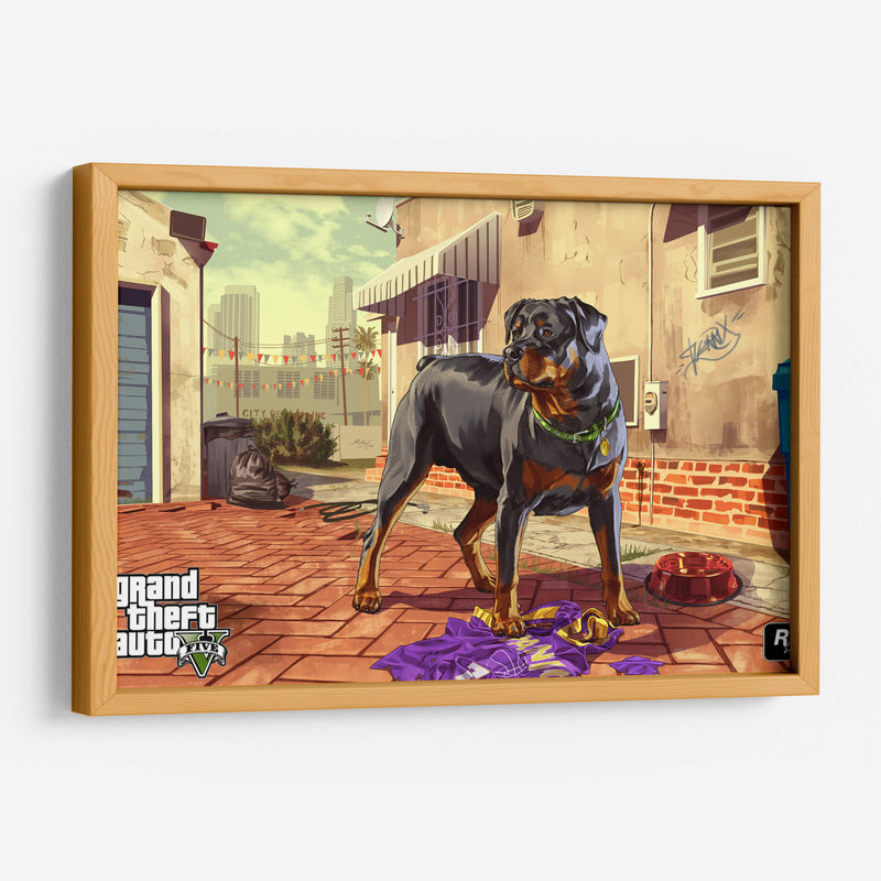 Chop dog | Cuadro decorativo de Canvas Lab