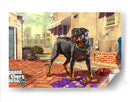 Chop dog | Cuadro decorativo de Canvas Lab