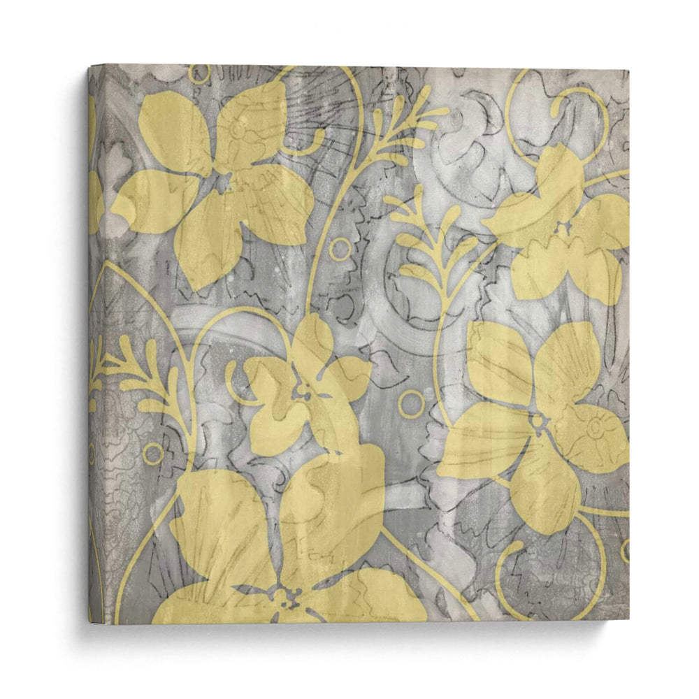 Amarillo Y Gris Ii - Jennifer Goldberger | Cuadro decorativo de Canvas Lab