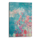 Embellished Teal Rose Garden I - Jennifer Goldberger | Cuadro decorativo de Canvas Lab