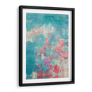 Embellished Teal Rose Garden I - Jennifer Goldberger | Cuadro decorativo de Canvas Lab