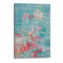 Embellished Teal Rose Garden Ii - Jennifer Goldberger | Cuadro decorativo de Canvas Lab