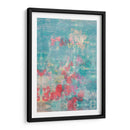 Embellished Teal Rose Garden Ii - Jennifer Goldberger | Cuadro decorativo de Canvas Lab