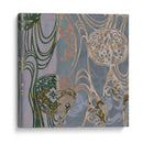 Medallones Y Damask Ii - Jennifer Goldberger | Cuadro decorativo de Canvas Lab