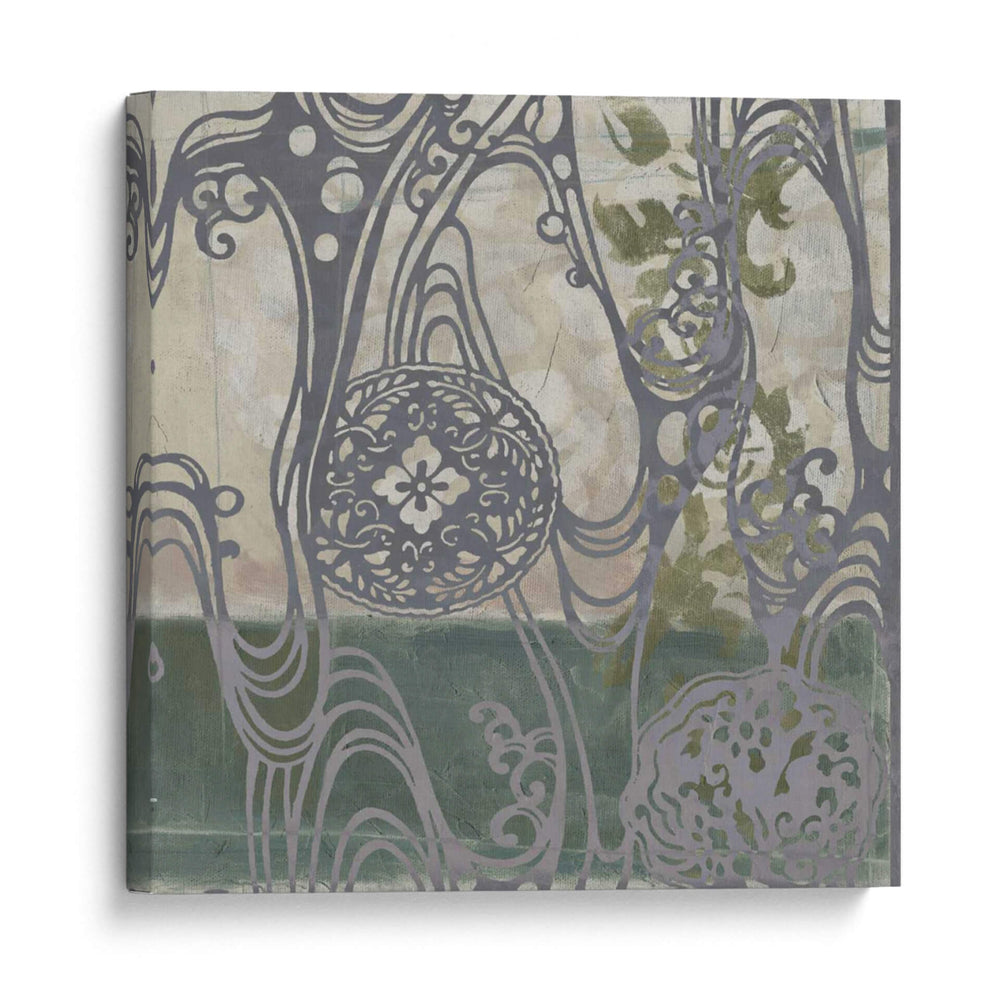 Medallones Y Damask Iv - Jennifer Goldberger | Cuadro decorativo de Canvas Lab