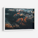 Cumbres doradas desde arriba | Cuadro decorativo de Canvas Lab