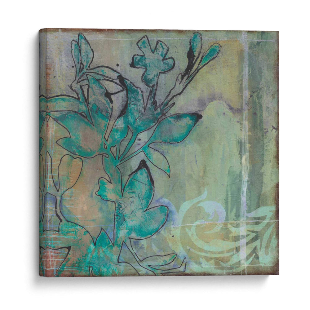 Extracción Teal I - Jennifer Goldberger | Cuadro decorativo de Canvas Lab