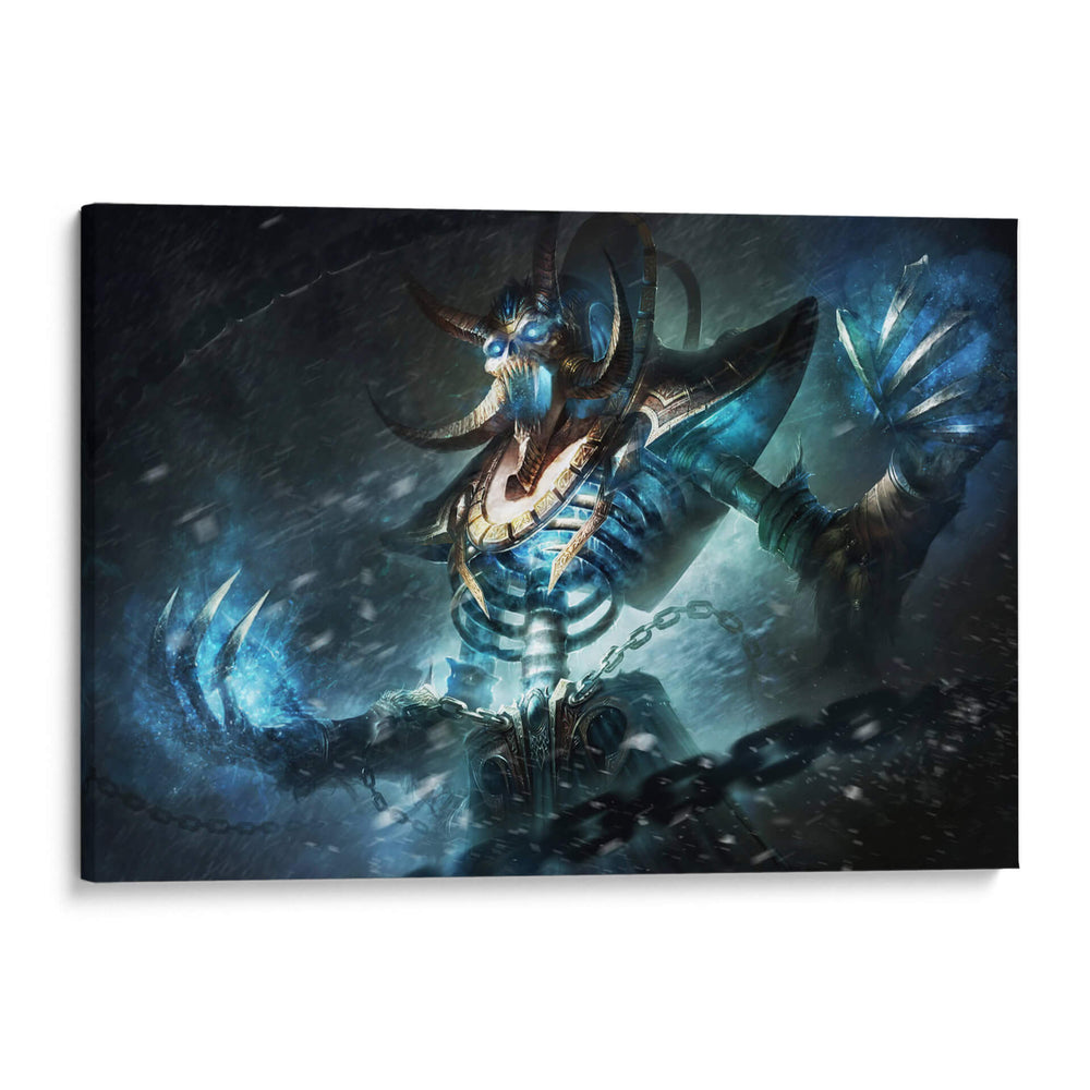 Dark Skull Magic Skeleton | Cuadro decorativo de Canvas Lab