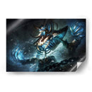 Dark Skull Magic Skeleton | Cuadro decorativo de Canvas Lab