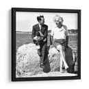 David Rothman y Albert Einstein | Cuadro decorativo de Canvas Lab