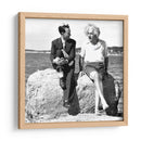 David Rothman y Albert Einstein | Cuadro decorativo de Canvas Lab