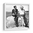 David Rothman y Albert Einstein | Cuadro decorativo de Canvas Lab