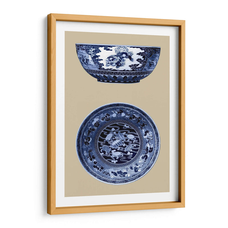 Porcelana En Azul Y Blanco I - Vision Studio | Cuadro decorativo de Canvas Lab