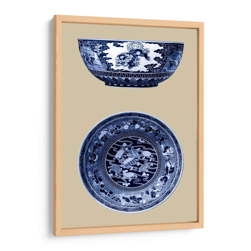 Porcelana En Azul Y Blanco I - Vision Studio | Cuadro decorativo de Canvas Lab