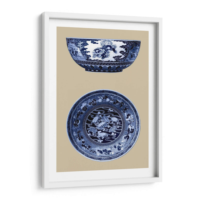 Porcelana En Azul Y Blanco I - Vision Studio | Cuadro decorativo de Canvas Lab