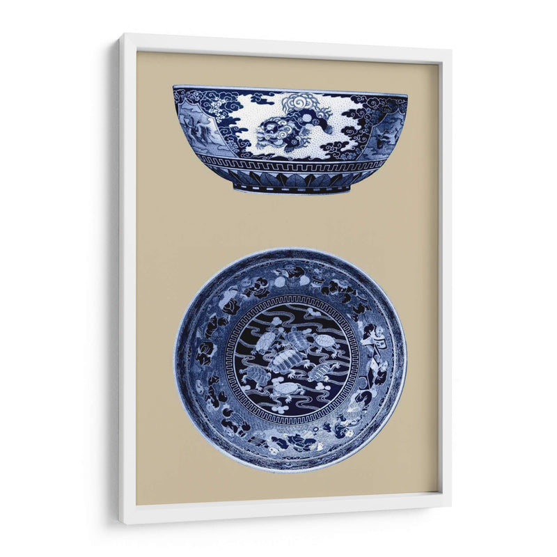 Porcelana En Azul Y Blanco I - Vision Studio | Cuadro decorativo de Canvas Lab