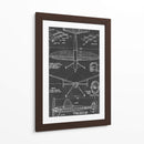 Blueprint Aeronáutico Iii - Vision Studio | Cuadro decorativo de Canvas Lab