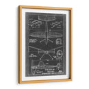 Blueprint Aeronáutico Iii - Vision Studio | Cuadro decorativo de Canvas Lab