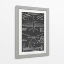 Blueprint Aeronáutico Iii - Vision Studio | Cuadro decorativo de Canvas Lab