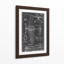 Blueprint Aeronáutico Iv - Vision Studio | Cuadro decorativo de Canvas Lab