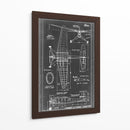 Blueprint Aeronáutico Iv - Vision Studio | Cuadro decorativo de Canvas Lab