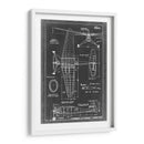 Blueprint Aeronáutico Iv - Vision Studio | Cuadro decorativo de Canvas Lab