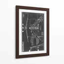 Blueprint Aeronáutico V - Vision Studio | Cuadro decorativo de Canvas Lab