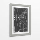 Blueprint Aeronáutico V - Vision Studio | Cuadro decorativo de Canvas Lab