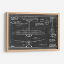 Blueprint Aeronáutico Vi - Vision Studio | Cuadro decorativo de Canvas Lab