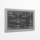 Blueprint Aeronáutico Vi - Vision Studio | Cuadro decorativo de Canvas Lab