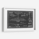 Blueprint Aeronáutico Vi - Vision Studio | Cuadro decorativo de Canvas Lab