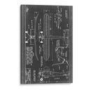 Blueprint Aeronáutico Vii - Vision Studio | Cuadro decorativo de Canvas Lab