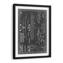 Blueprint Aeronáutico Vii - Vision Studio | Cuadro decorativo de Canvas Lab