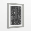 Blueprint Aeronáutico Vii - Vision Studio | Cuadro decorativo de Canvas Lab