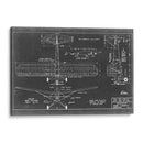 Blueprint Aeronáutico Viii - Vision Studio | Cuadro decorativo de Canvas Lab