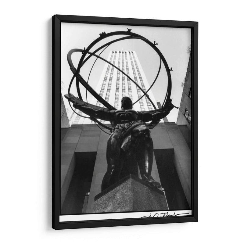 Atlas En Rockefeller Center - Laura DeNardo | Cuadro decorativo de Canvas Lab