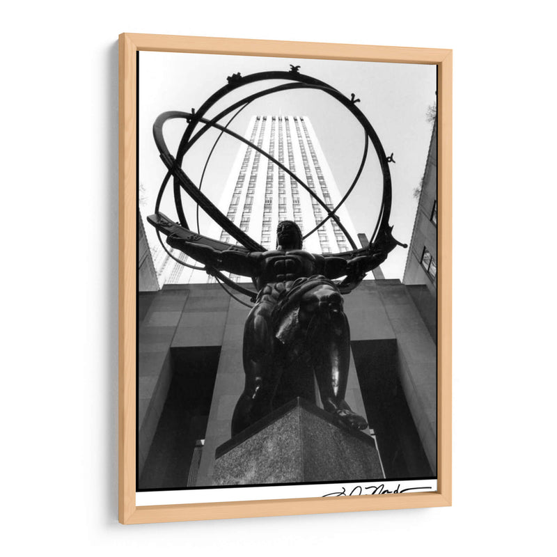 Atlas En Rockefeller Center - Laura DeNardo | Cuadro decorativo de Canvas Lab