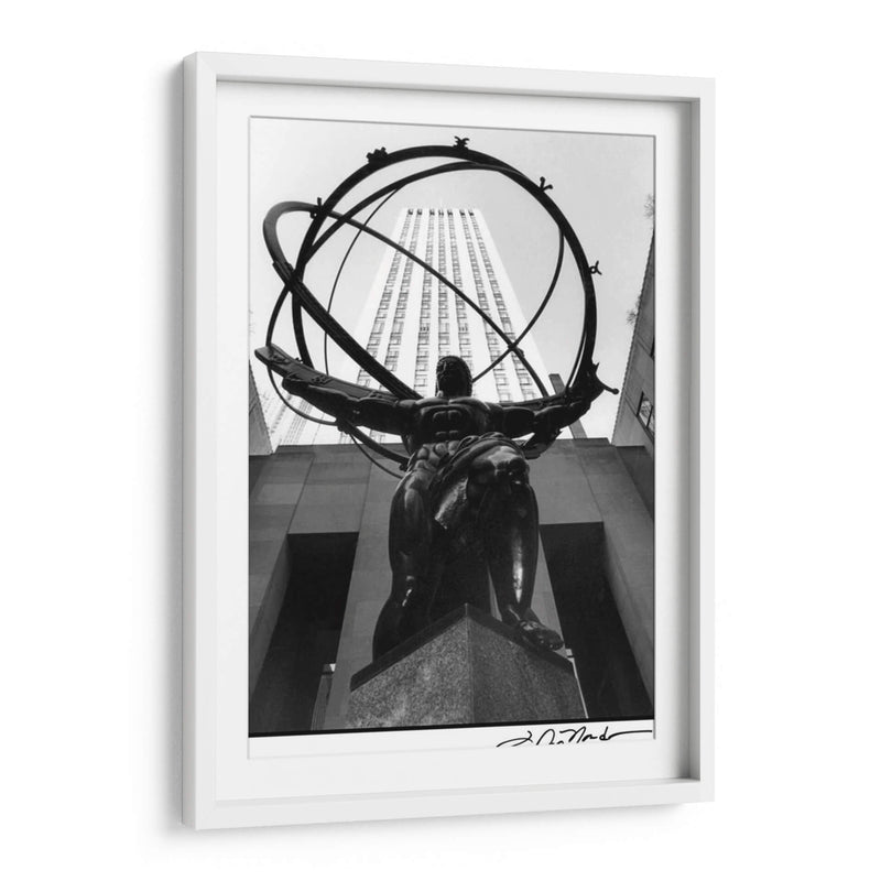 Atlas En Rockefeller Center - Laura DeNardo | Cuadro decorativo de Canvas Lab