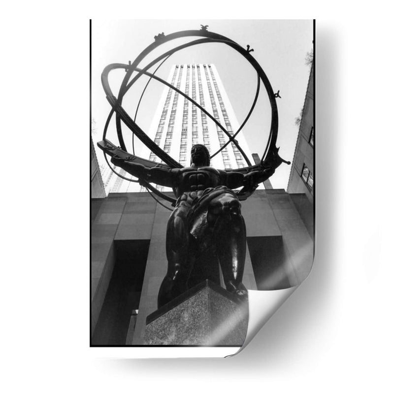 Atlas En Rockefeller Center - Laura DeNardo | Cuadro decorativo de Canvas Lab