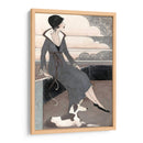 Art Deco Lady Con Perro - Megan Meagher | Cuadro decorativo de Canvas Lab